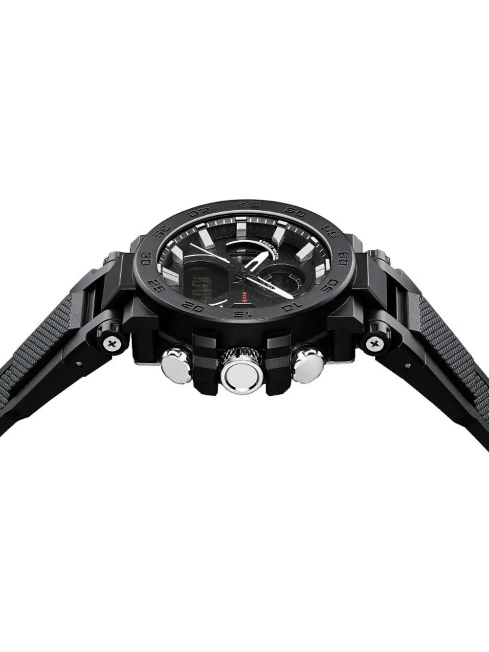 Mens All Black Digital Military Survival Tactical Outdoor Waterproof Wrist Watch